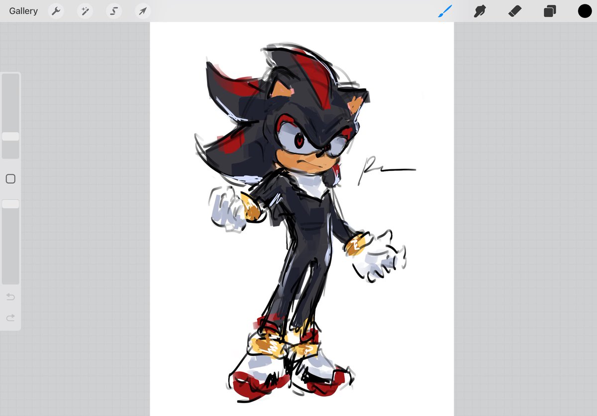 why is lil bro drawing shadow fanart 😂😂😂😂😂😂