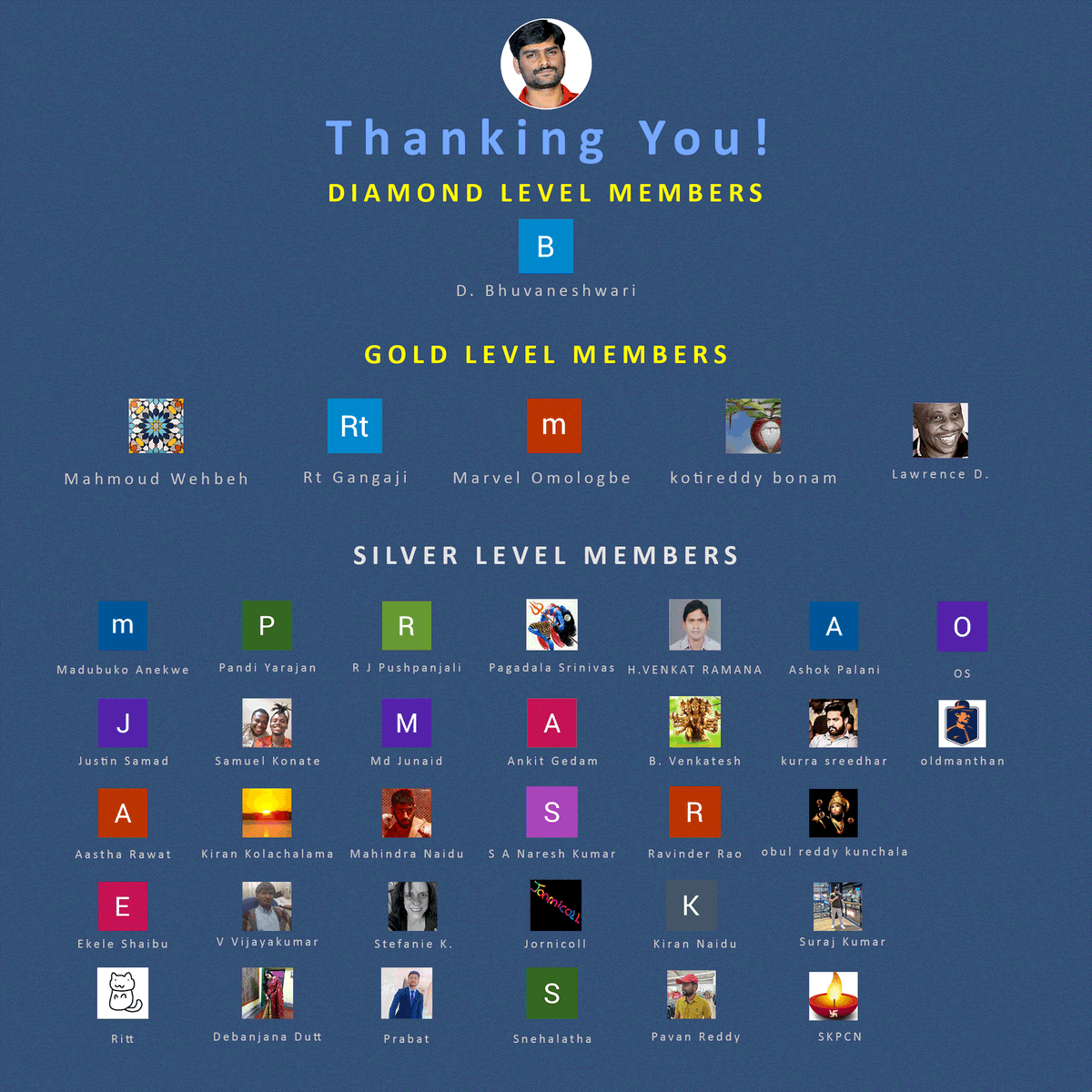 ManjunathChidre's tweet photo. We are growing! Thank you all dear channal members. Your support means a-lot. Join as a member, support and get more benefits: https://t.co/UA791L1Mry

#SilverLevelMember #GoldLevelMember #DiamondLevelMember #ChidresTechTutorials #TechCommunity #JoinUs #TechTutorials #ThankYou https://t.co/TAAgjxn1fn