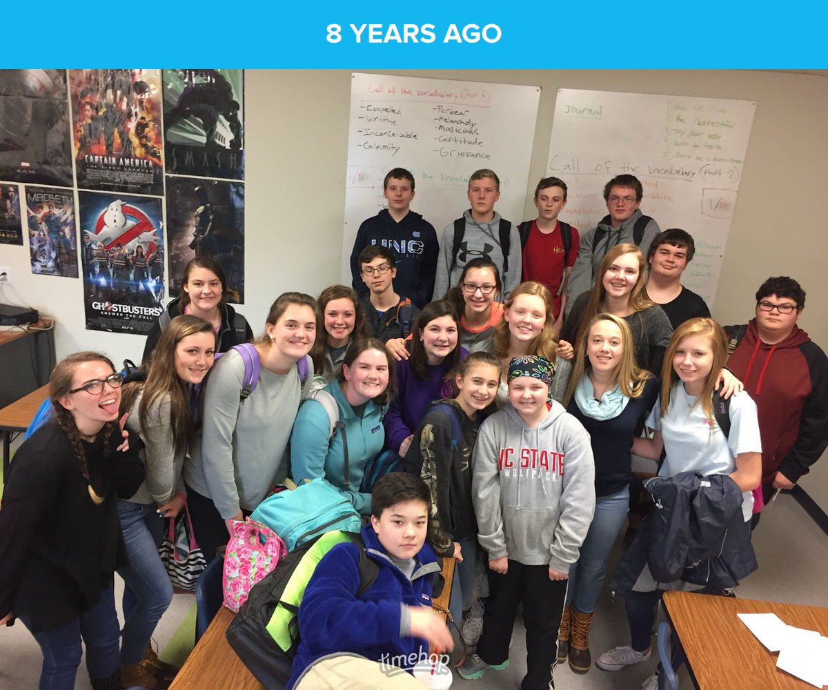 8 years ago? This was last week! 

Class of 2020 - I love &amp; miss all of you!