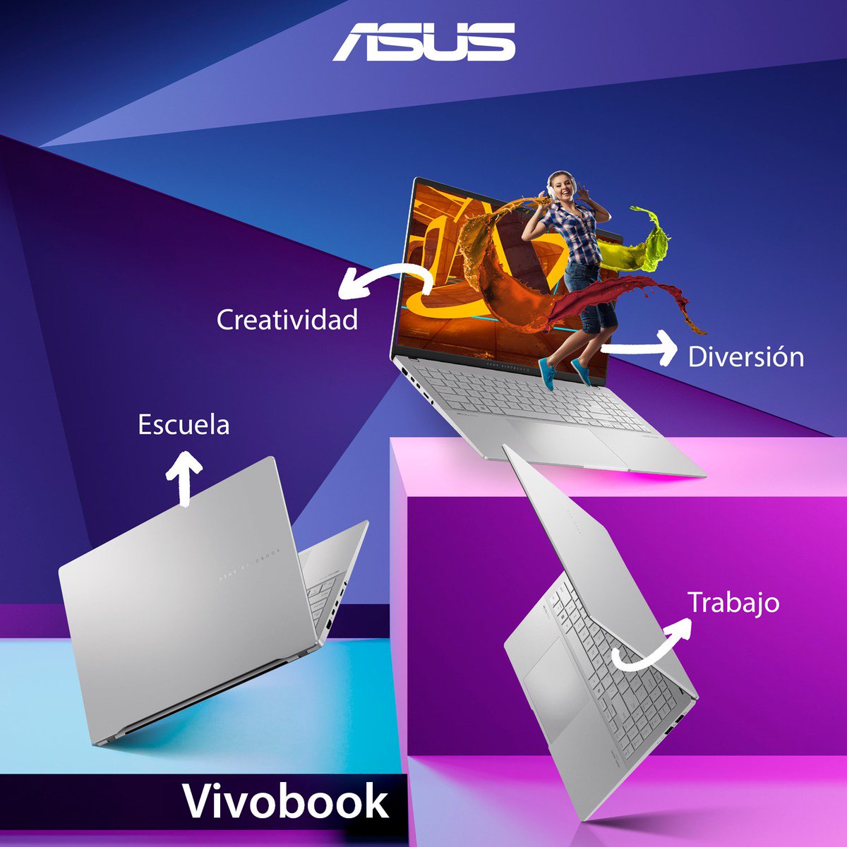 Con ASUS Vivobook todo es posible: desde tus proyectos escolares hasta tus ideas más creativas, sin olvidar un rato de diversión. 💻✨

Sea para la escuela, el trabajo o esos momentos de inspiración, nuestra Vivobook está lista para acompañarte.
 
#ASUSVivobook #CreaSinLímites