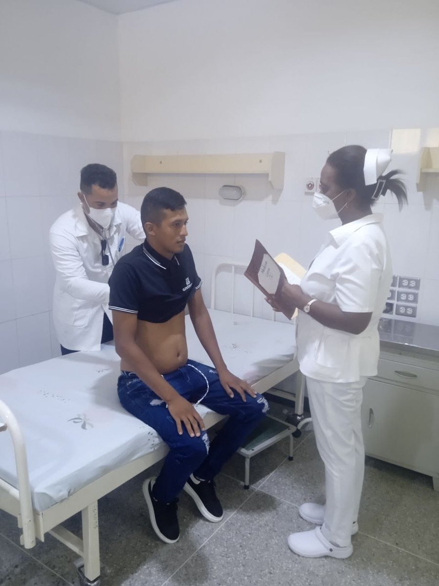 CDI Luis Sanabria municipio Cedeño entrega y recibo de turno LIC Inés Martínez y doctor noelvis Ramírez , observación estado Monagas. #CubaPorLaVida