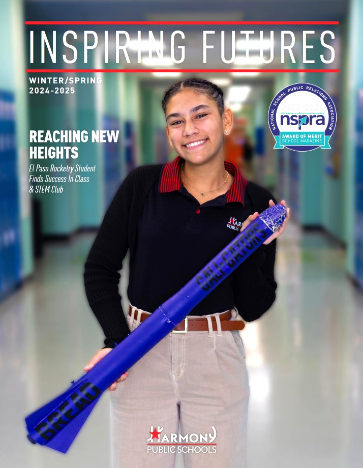 The newest edition of our Inspiring Futures magazine is now available! Don't miss out on some incredible Harmony stories &amp; achievements! Read it today at harmonytx.org/news/magazine.