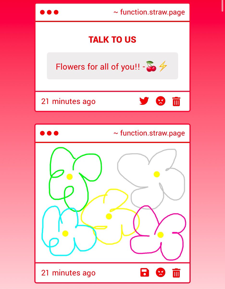 Thank you for the flowers <3 - 🧪🌙🍑💎