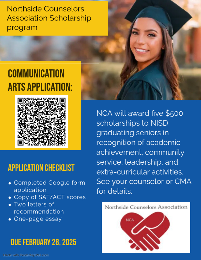 Northside Counseling Association scholarship for Seniors!