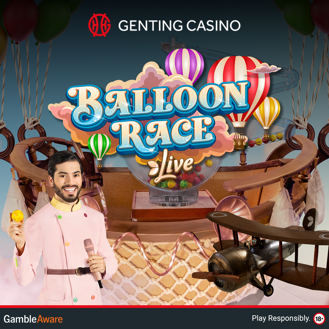 GentingCasinoUK's tweet photo. ๐ Ready for a high-flying adventure? Join the Balloon Race Online by Evolution Live at Genting Casino! ๐ Watch the balloons race to incredible prizes in real-time, and place your bets for a chance to soar to big wins! ๐๐ฐ#EvolutionLive #GentingCasino
18+GambleAware https://t.co/hDK6a4qbsu