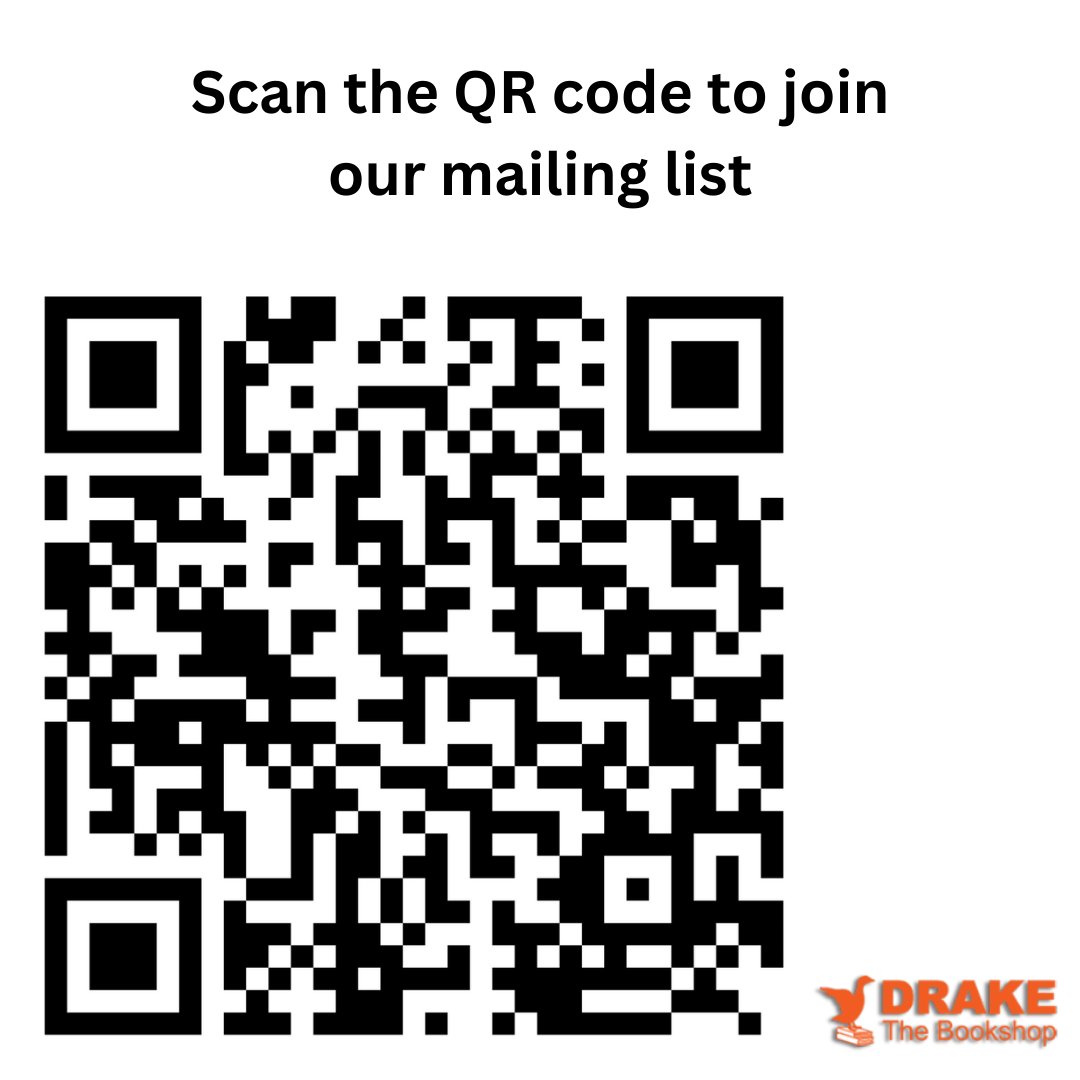 DRAKE The Bookshop (@drakebookshop) on Twitter photo Two things:
1) sign up to our newsletter if you aren't already getting it by scanning the QR code or cliking here: drakethebookshop.co.uk/contact/
2) over on #BlueskySocial we are here: <a href="/drakebookshop/">DRAKE The Bookshop</a>.bsky.social Two things:
1) sign up to our newsletter if you aren't already getting it by scanning the QR code or cliking here: drakethebookshop.co.uk/contact/
2) over on #BlueskySocial we are here: <a href="/drakebookshop/">DRAKE The Bookshop</a>.bsky.social