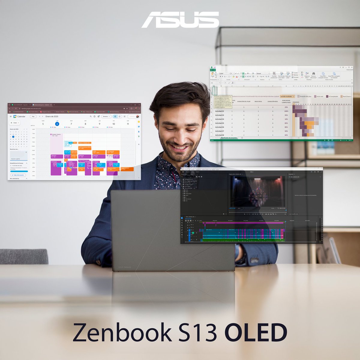 Ligera, potente y elegante. ✨ La Zenbook S13 está diseñada para quienes buscan rendimiento y estilo en cualquier lugar.

Perfecta para el trabajo, la creatividad y esos momentos de inspiración que merecen lo mejor. 💻💼
 
#ASUSZenbookS13