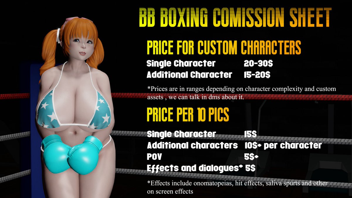 BbBoxing14's tweet photo. Hello people!! im opening comissions because i got sacked from my dayjob so i'm kinda desperate in getting some funds.
If you can help me i greatly appreciate it even if its just sharing this posts.
Many thanks for your support people! https://t.co/ctkNAZs079