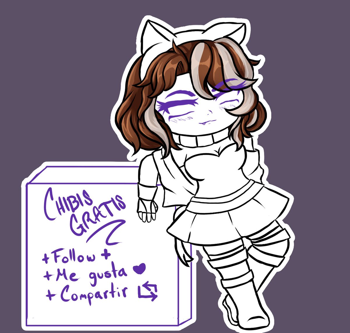 kyba06's tweet photo. En celebración de que es nuevo año y que llevo casi dos semanas enteras dibujando estaré regalando chibis como el de la imagen. Ya se la saben culpan los requisitos, dejen su OC uwu y si gustan cuénteme algo de el.
#dibujo #chibi #artistonX #digitaldraw https://t.co/tvKOqqDZ4p