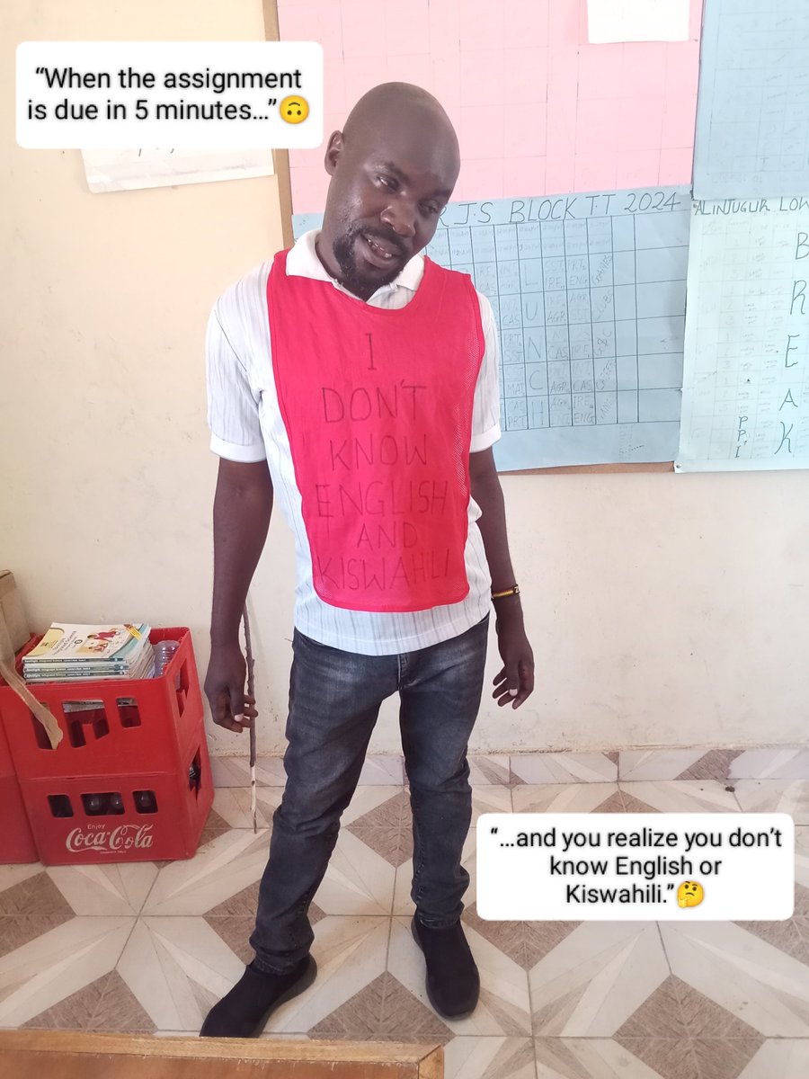 mutia_james's tweet photo. THE STORY BEHIND THE VEST

In a small classroom tucked away in a rural corner of 
 country, learning takes on many forms. Meet Mr. Odhiambo—a teacher who doesn't just teach but inspires in unconventional ways.#ClassroomHumor #TeacherLife #RelatableContent #TrendingNow#DailyLaughs https://t.co/xYNUtywW62