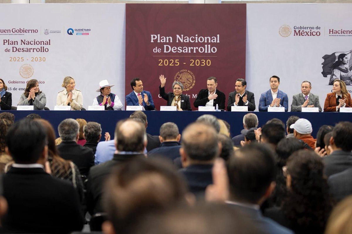 Gobierno del Estado de Querétaro (@gobqro) on Twitter photo Este día el Gobernador <a href="/makugo/">Mauricio Kuri</a>, en el marco del Foro de Gobernanza con Justicia y Participación Ciudadana del Plan Nacional de Desarrollo 2025-2030, reiteró la voluntad de #Querétaro para participar en la construcción de un gran acuerdo nacional para el porvenir, basado en el Este día el Gobernador <a href="/makugo/">Mauricio Kuri</a>, en el marco del Foro de Gobernanza con Justicia y Participación Ciudadana del Plan Nacional de Desarrollo 2025-2030, reiteró la voluntad de #Querétaro para participar en la construcción de un gran acuerdo nacional para el porvenir, basado en el