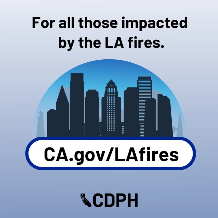 If you’ve been impacted by the SoCal wildfires or know someone who has, visit ca.gov/LAfires for resources:  

 ✅ Emergency updates 
 🏠 Shelter locations 
 🤝 Recovery assistance  

Stay informed and share this to support your neighbors.