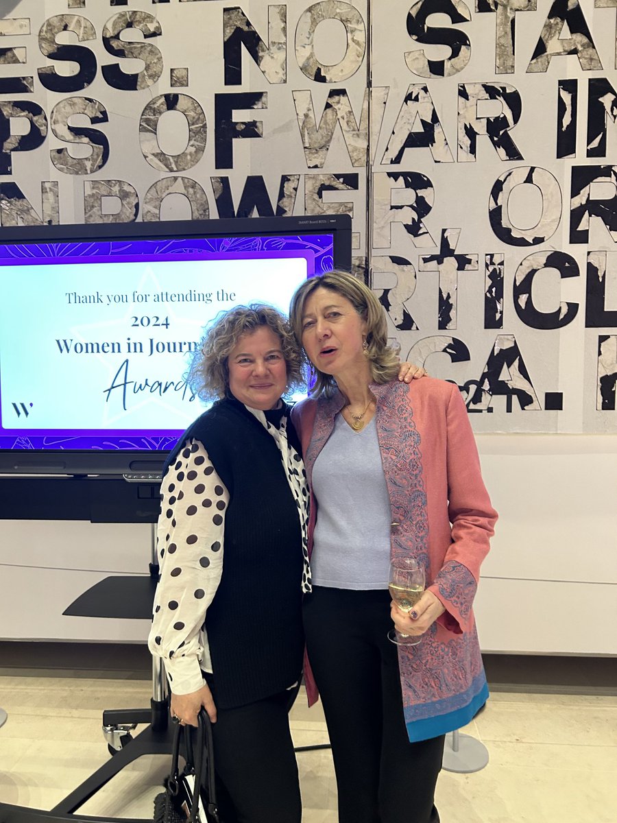 Eleanor Mills (@eleanormills) on Twitter photo So proud of my.Brilliant friend ā¦<a href="/christinalamb/">christinalamb</a>ā© who just won a Lifetime Achievement Award for her incredible and brave foreign reporting at the ā¦<a href="/WIJ_UK/">Women in Journalism</a>ā© Awards at the American Embassy. So well deserved! A great #queenager and on our ā¦<a href="/FromNoon/">Noon</a>ā© Advisory Board So proud of my.Brilliant friend ā¦<a href="/christinalamb/">christinalamb</a>ā© who just won a Lifetime Achievement Award for her incredible and brave foreign reporting at the ā¦<a href="/WIJ_UK/">Women in Journalism</a>ā© Awards at the American Embassy. So well deserved! A great #queenager and on our ā¦<a href="/FromNoon/">Noon</a>ā© Advisory Board