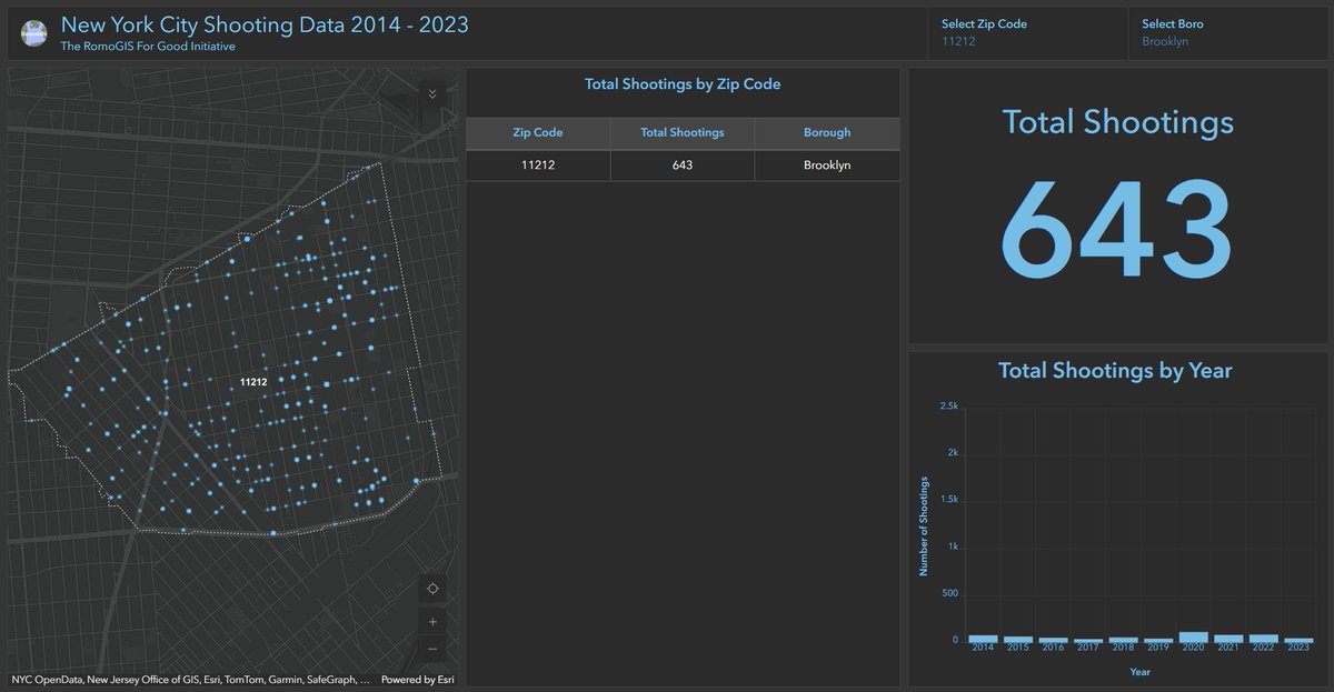 Using this application, we can visualize how acts of gun violence have ruled neighborhoods, specifically in the state of New York.