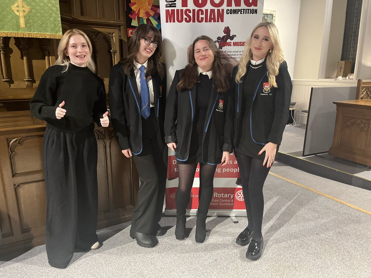 Fantastic evening at the Dalkeith Rotary Young Musician event - so many talented pupils in Midlothian!
Well done to all the performers from Dalkeith HS, Lasswade HS, St David’s HS and Newbattle HS 👏👏🎶