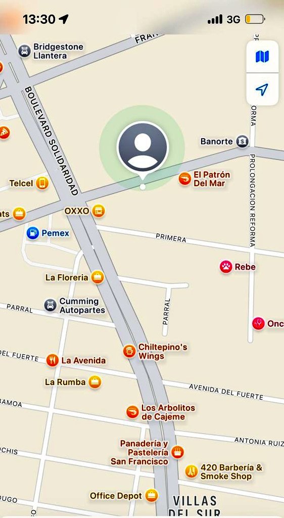 Hola <a href="/inDriveLatam/">inDrive Latam</a> el chófer de la app en Hermosillo,  apenas bajamos se fue, se quedó mi teléfono ahí y en segundos marcamos pero el teléfono ya estaba apagado. No pasaron más de 5 minutos. El auto es un Prius color gris. Nos ayudan? Prendieron el teléfono en esta dirección: