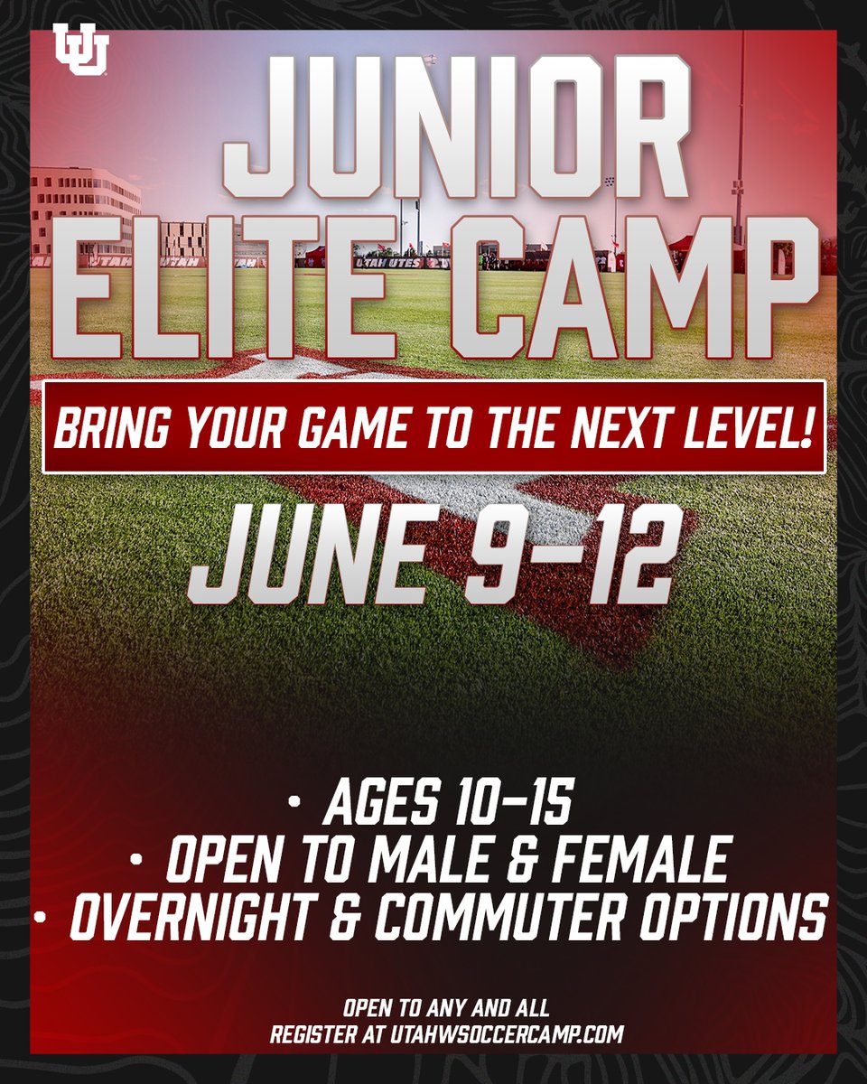 UtahWSoccer's tweet photo. It's LIVE 🎉

Come hang out with us this summer and level up your game ⚽

Sign up now!! 🔽🔽
https://t.co/uTQlritnMY

#GoUtes https://t.co/43zlyu8DK3