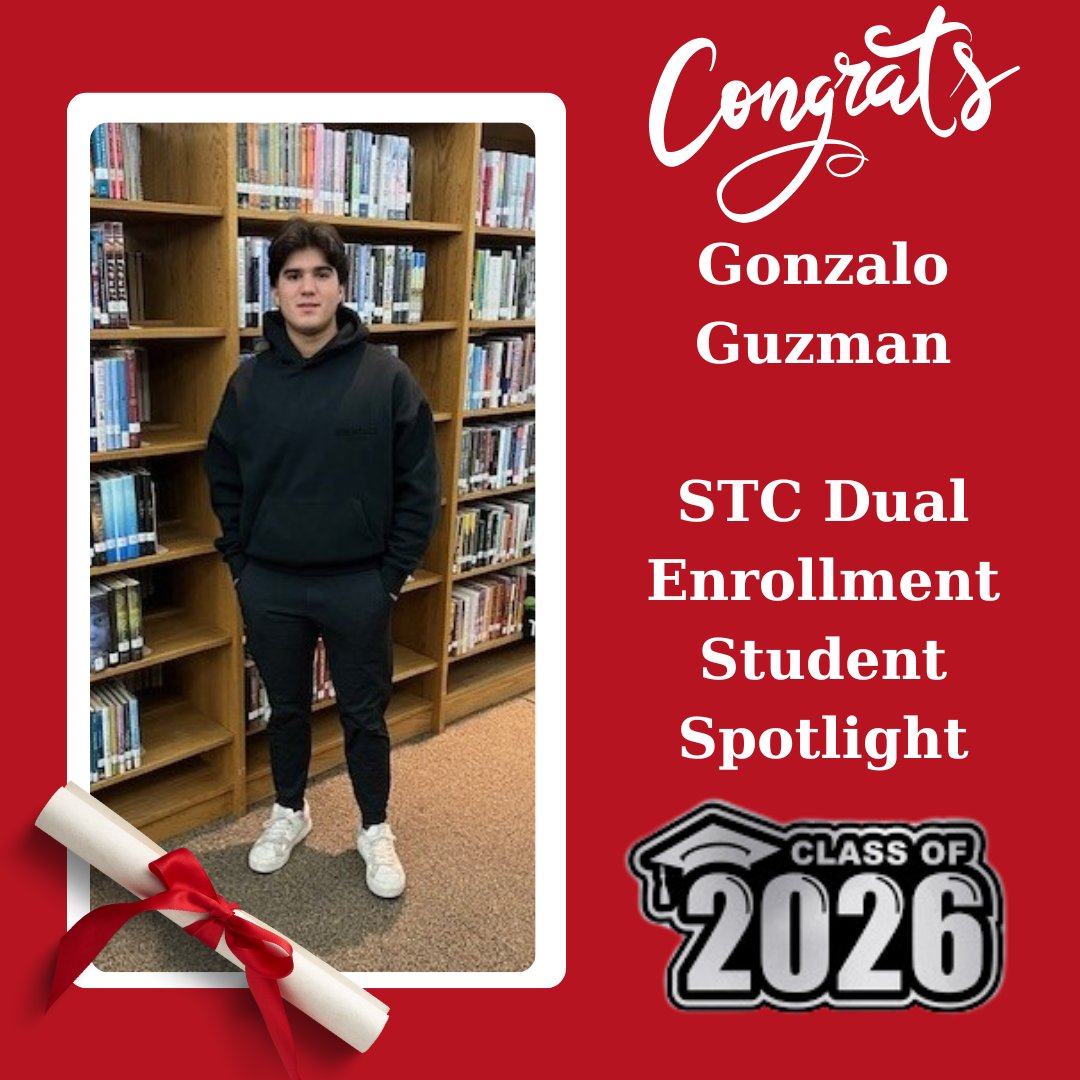 TheLatestStrike's tweet photo. Gonzalo Guzman is recognized by his STC Dual Enrollment Instructor Emily Gray as an outstanding academic student.  Gonzalo plans to pursue a career as a financial advisor or customs broker.  His favorite quote is “believe you can and you’re halfway there.” Theodore Roosevelt https://t.co/Nv1V6JHUQX