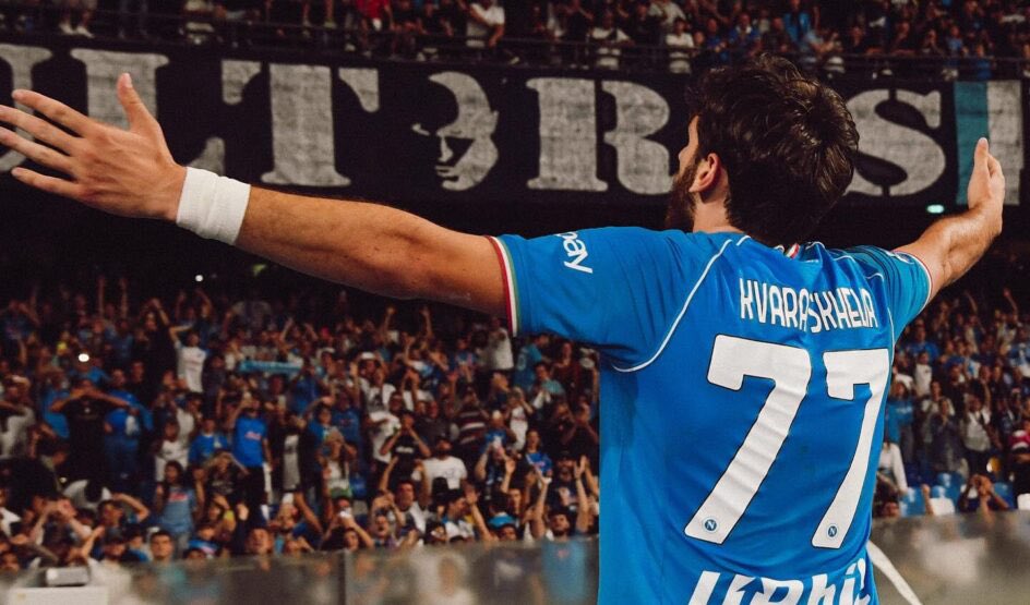 Kvicha Kvaratskhelia. Come detto a più riprese, uno dei player più talentuosi che la storia del calcio Napoli abbia mai avuto. Uno che, per talento, a mio avviso resta solo sotto al calciatore per eccellenza (tolto Maradona) con più talento mai visto: Gonzalo Higuaín. Con una