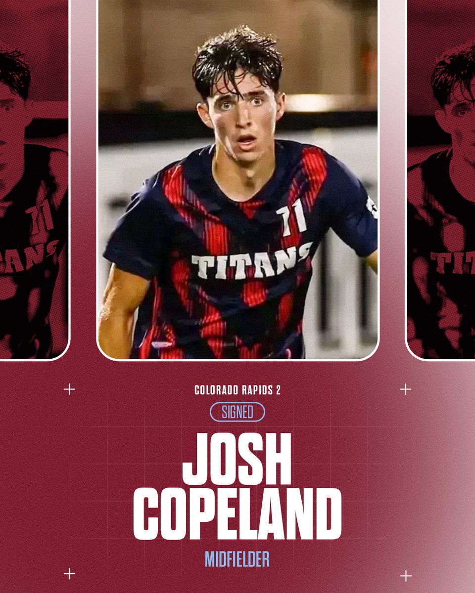 OFFICIAL 📰 Colorado Rapids 2 sign midfielder Josh Copeland to MLS NEXT Pro contract   

Welcome to the club, <a href="/josh_copeland11/">Joshua Copeland</a>!

Read more here ➡️ rapids96.com/Josh-Copeland-…