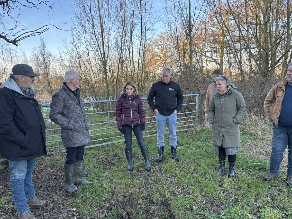 We waren vandaag te gast in #Limburg om met (waterschaps)bestuurders te praten over zaken zoals de bever, water en stikstof. De bever zorgt voor vele miljoenen euro’s schade en de populatie groeit explosief. Over nut en noodzaak van beheer zijn cruciale zaken gewisseld.