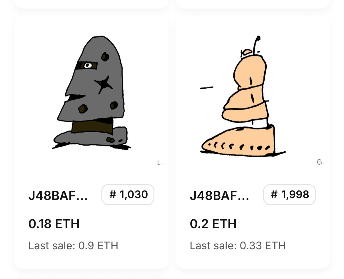 Some excellent and rare forms on <a href="/opensea/">OpenSea</a> at an excellent and rare price ;)