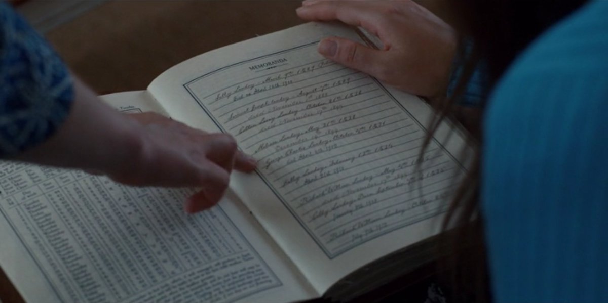 olivarcher's tweet photo. Rewatching #TheWayHome season 1, and... Is it just me, or does the third name say Colton Landry, born 1836, died 1845? Was part of the answer to the season 2 cliffhanger staring us in the face this whole time?
@TheWayHomeX https://t.co/3Jg3z2dXTE