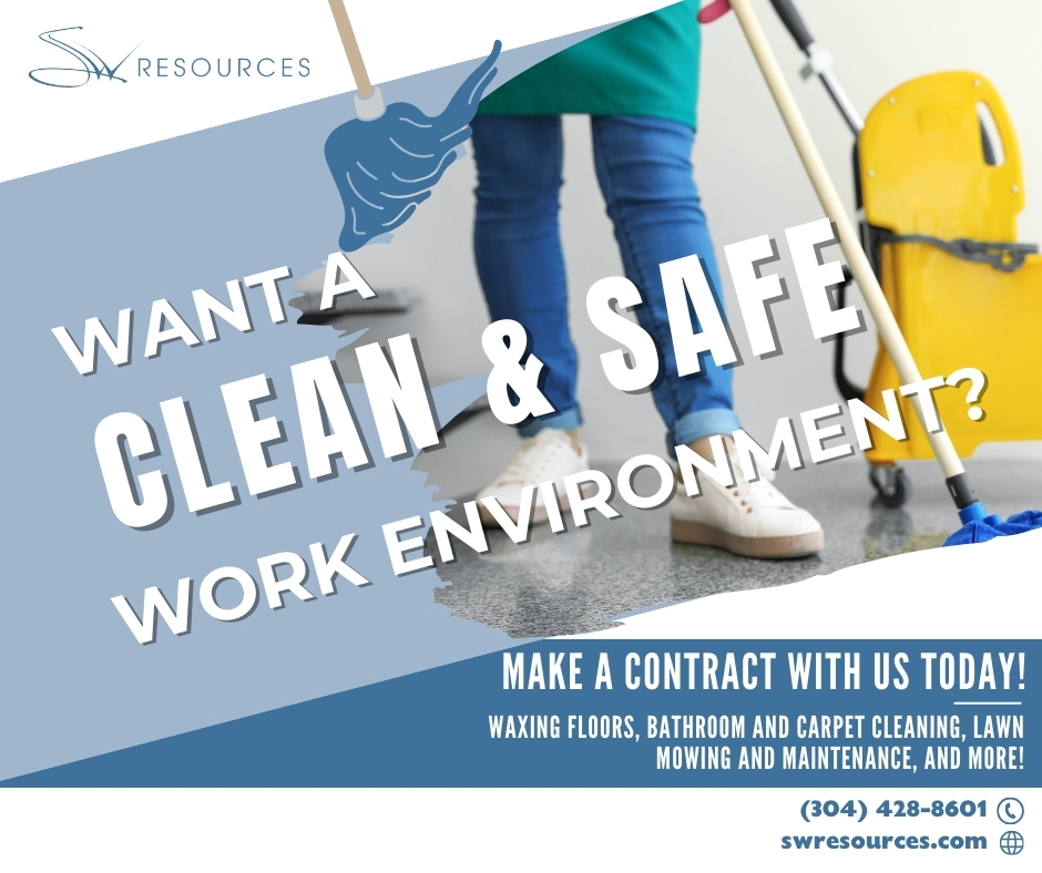 SWResources's tweet image. Cleaning with us provides employment opportunities for over 250 individuals with disabilities in our community.

Contact us today at (304) 428-6344 or check out our website at swresources.com for more information on contracts!

#SWResources #Nonprofit #JanitorialServices