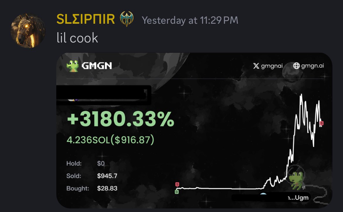 OdinBot.io - Fastest Solana Copy Trading Bot (@odinbotio) on Twitter photo OdinBot Copy Trading Contest #9 - WIN 5 SOL!!! ⚔️💰📈
To qualify: Follow <a href="/OdinBotio/">OdinBot.io - Fastest Solana Copy Trading Bot</a>, Tag a Friend, Like + RT this post. ❤️✅
Rules:
Whoever makes the highest % gain in a single win.
Post your win in the OdinBot Discord server or in a post here on X tagging this account. OdinBot Copy Trading Contest #9 - WIN 5 SOL!!! ⚔️💰📈
To qualify: Follow <a href="/OdinBotio/">OdinBot.io - Fastest Solana Copy Trading Bot</a>, Tag a Friend, Like + RT this post. ❤️✅
Rules:
Whoever makes the highest % gain in a single win.
Post your win in the OdinBot Discord server or in a post here on X tagging this account.