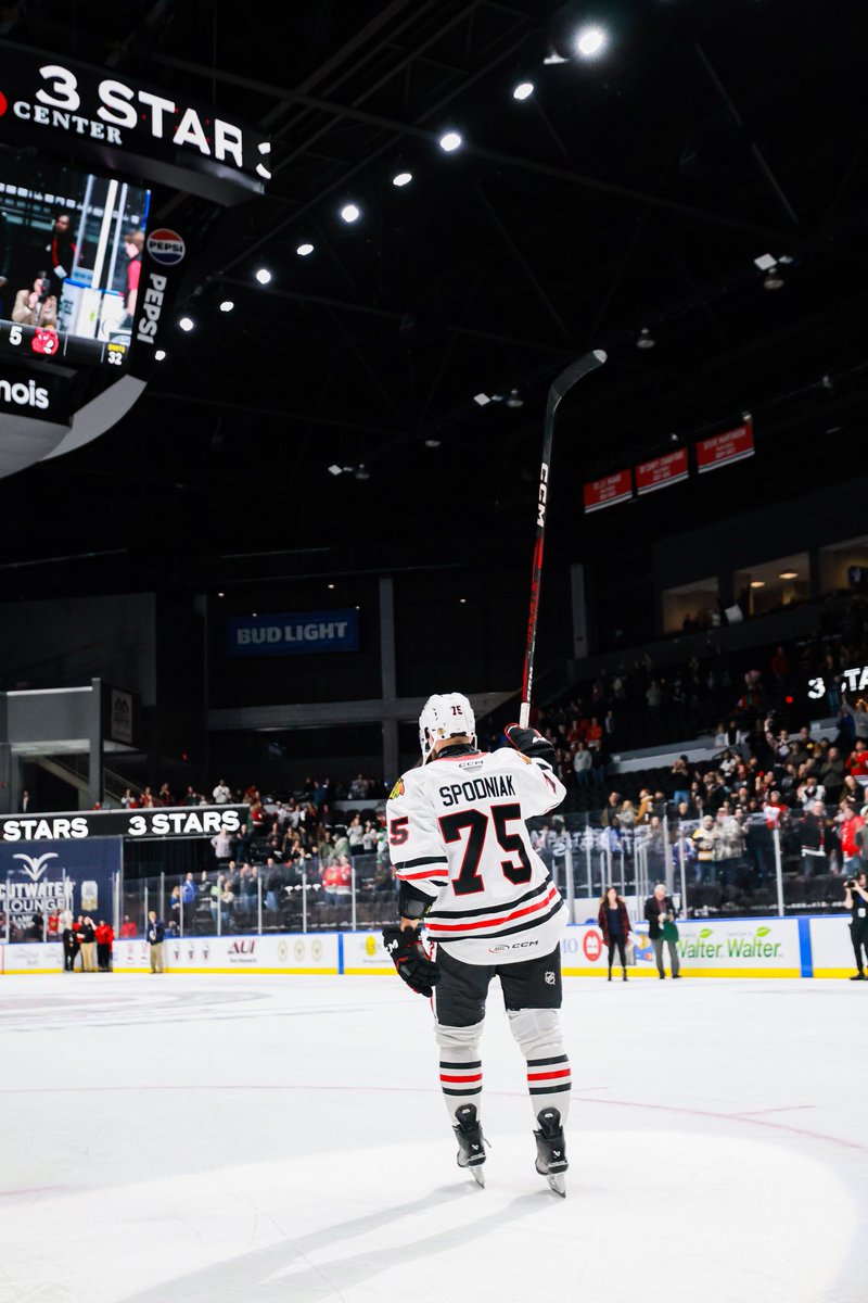 goicehogs's tweet image. What a night for Matus Spodniak!! 😮‍💨

In only his 4th AHL game, he nets his 1st AHL goal and point plus dropped the gloves for a fight during Sunday’s game vs. the Admirals. 

#GoHogs