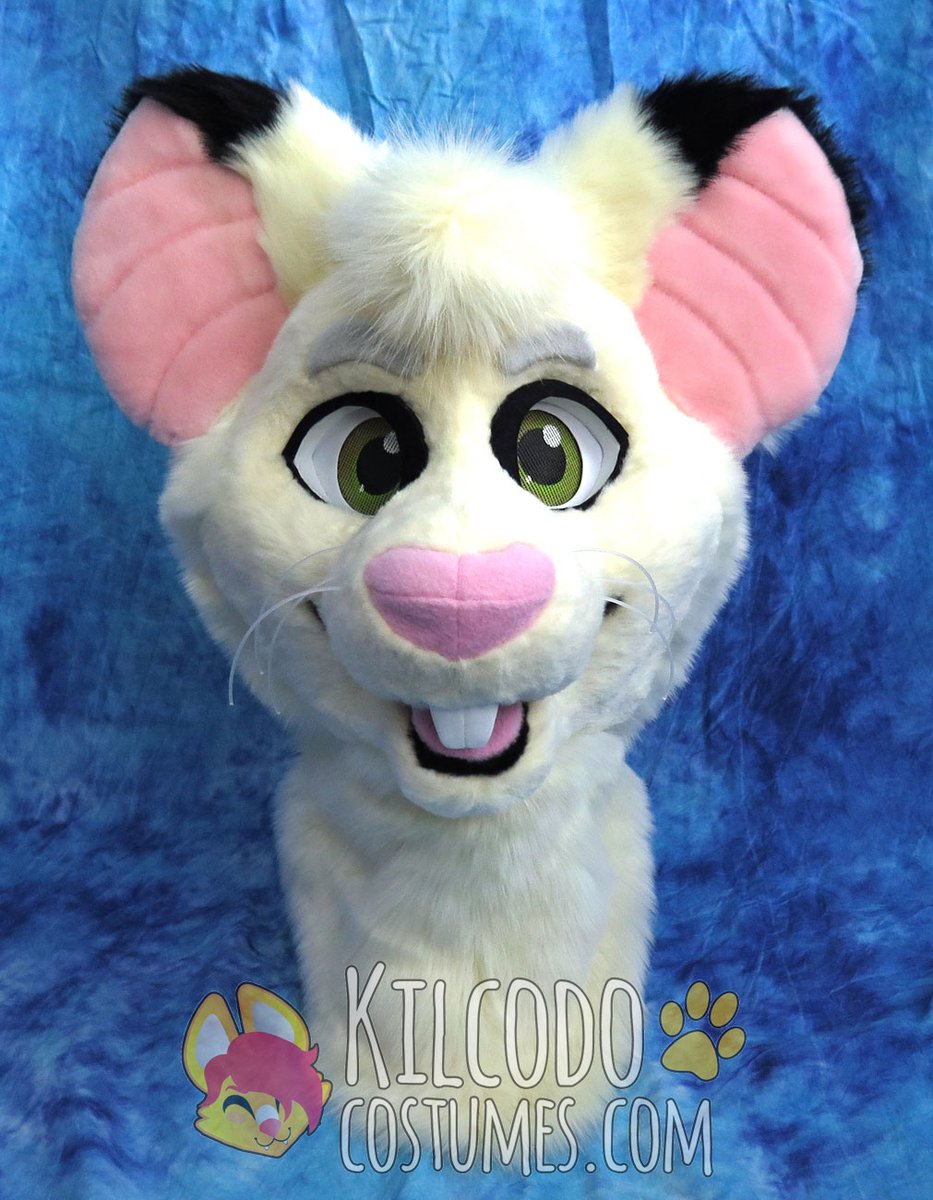 KilcodoCostumes's tweet photo. Winston Mouse is done! Love making rodents, haven't done one in a good while - hope I get to make more soon! 🐁🤍 #fursuit #fursuitmaker #mousefursuit #furry #rodentfursuit #mousefurry https://t.co/LjbcwjeIfk