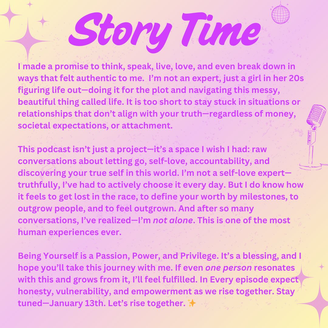 KamakshiG_11's tweet photo. #podcastcommunity I am so excited to announce my podcast BeingU. First episode is out! Exclusively on @Spotify Here’s a little story time, if you resonate with this then give it a listen. This is OUR journey ✨ #Podcasting #Spotify #spotifypodcast #beingU #newpodcast https://t.co/1ex0rE5tAb