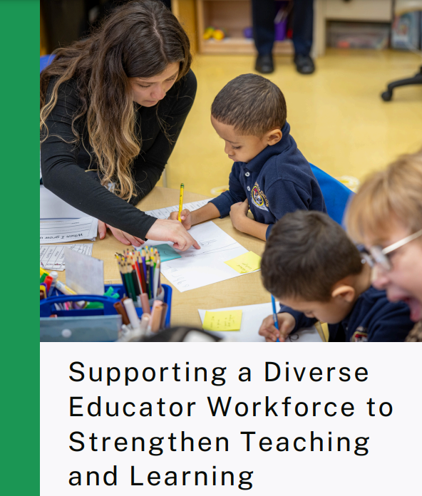 NCSSLE (@sslearn) on Twitter photo NEW resource from <a href="/usedgov/">U.S. Department of Education</a> on supporting a diverse educator workforce to strengthen teaching and learning.
Learn how states and districts can better support teachers, and discover federal funding to advance these efforts: ow.ly/kV2O50UvOFs NEW resource from <a href="/usedgov/">U.S. Department of Education</a> on supporting a diverse educator workforce to strengthen teaching and learning.
Learn how states and districts can better support teachers, and discover federal funding to advance these efforts: ow.ly/kV2O50UvOFs
