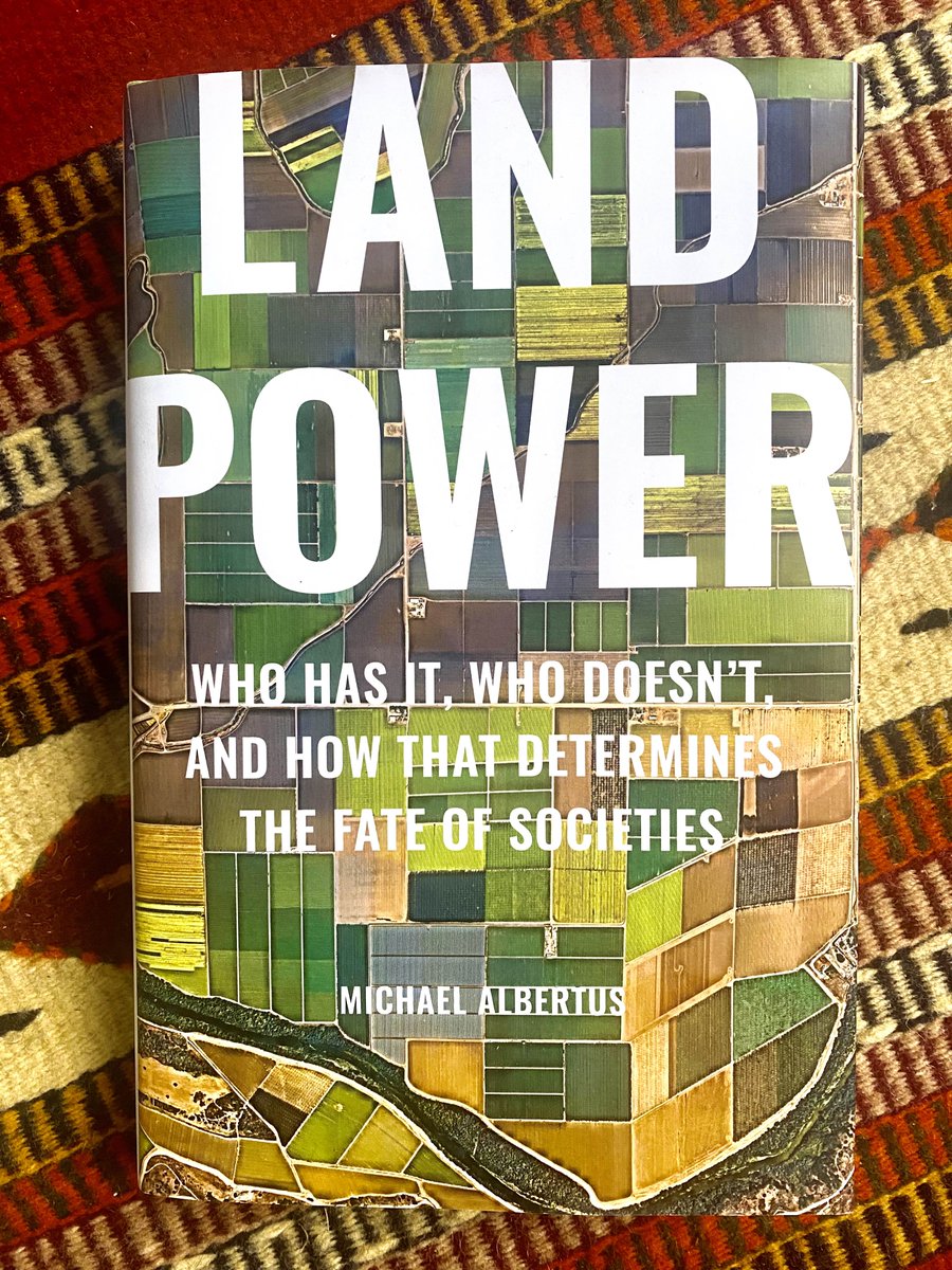 Michael Albertus (@mikealbertus) on Twitter photo Very excited to announce the release of my new book today, Land Power! Based on 15 years of work, it tells the story of how land shapes societies, from racial hierarchy to inequality, development, gender & the environment.
In hardcover/eBook/audiobook. More in 🧵 <a href="/BasicBooks/">Basic Books</a> 🥳 Very excited to announce the release of my new book today, Land Power! Based on 15 years of work, it tells the story of how land shapes societies, from racial hierarchy to inequality, development, gender & the environment.
In hardcover/eBook/audiobook. More in 🧵 <a href="/BasicBooks/">Basic Books</a> 🥳