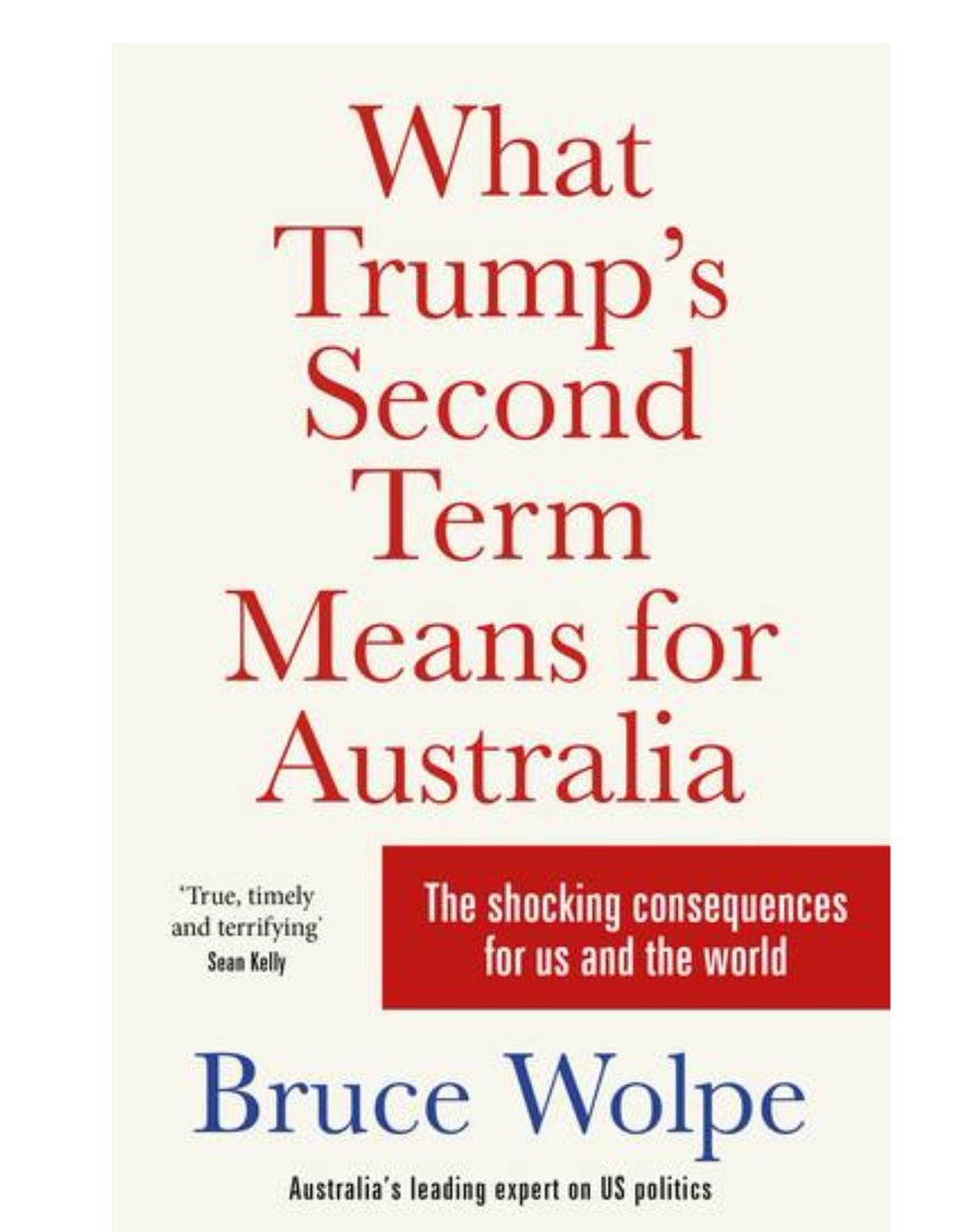 Julia Gillard (@juliagillard) on Twitter photo My good friend and former staffer <a href="/bwolpe/">Bruce Wolpe</a> has today released an updated version of his important book on what a second Donald Trump term will mean for Australia and the world.
You can get it here amazon.com.au/What-Trumps-Se… or at all good bookstores. My good friend and former staffer <a href="/bwolpe/">Bruce Wolpe</a> has today released an updated version of his important book on what a second Donald Trump term will mean for Australia and the world.
You can get it here amazon.com.au/What-Trumps-Se… or at all good bookstores.