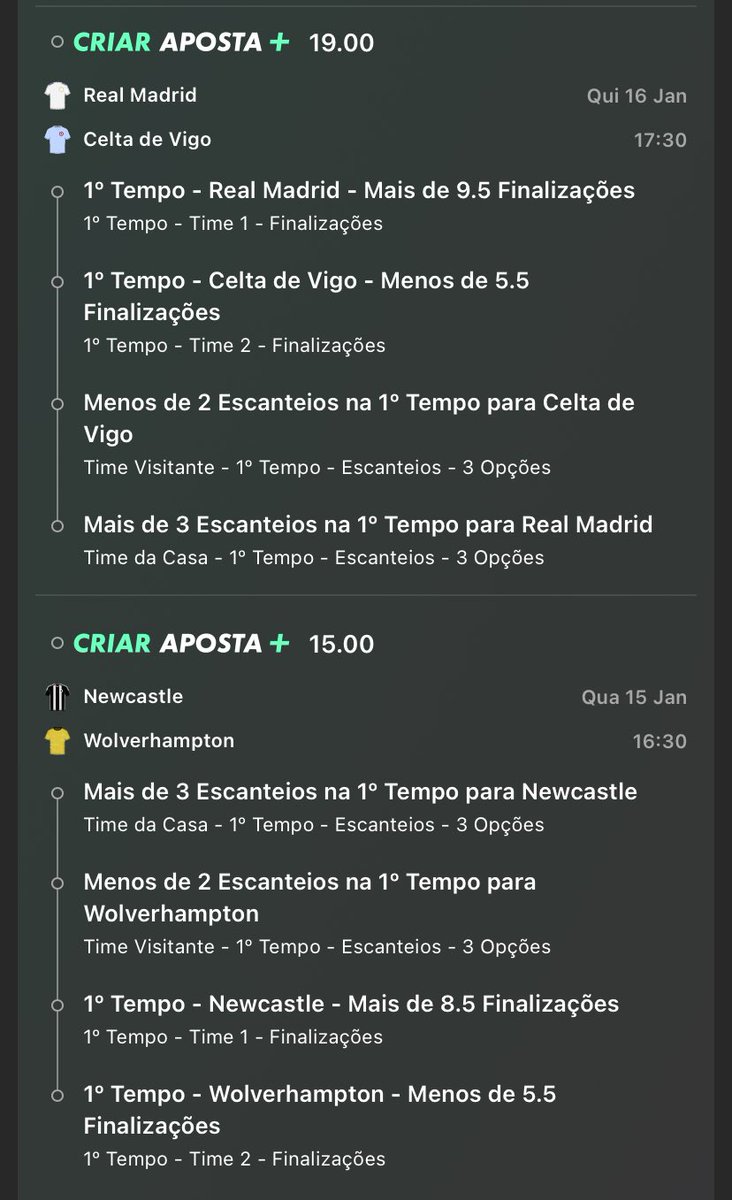 LK_TIPS10's tweet image. BORA BUSCAR ESSA FORRA NESSE MEIO DE SEMANA 🔥🏴🇪🇸🔥
Real Madrid e Newcastle tem uma missão! 🔥🔥🍯🍯
Odds 27 e 285 pra chamar isso aí 🙏🙏
Jogue com responsabilidade 🔞