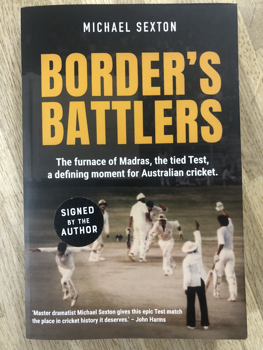 Ribs72's tweet photo. Two thirds of the way through Border’s Battlers and really enjoying it @michael_sexton5, it’s a great read. 👍
#India #Australia #Cricket #Books #GoodReads #RecommendedBook https://t.co/ELuUbnIfUC