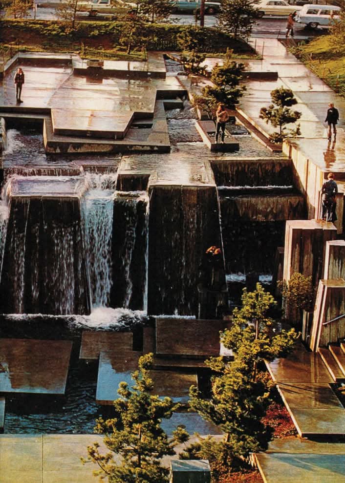 areasvellas's tweet photo. Cascading falls and quiet pools... 
Keller Fountain Park, Portland...1970
by Lawrence #Halprin 1916-2009
#architecture #arquitectura 
https://t.co/Vnkj8RXwsQ
https://t.co/eRpmOR6W9t https://t.co/zfn8tFlBrc
