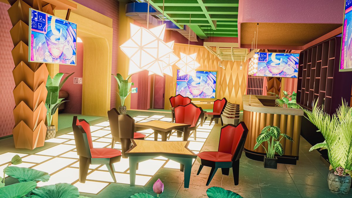 Neomance's tweet photo. Enjoy Drinks At A Retro Café
レトロなカフェでドリンクを楽しむ

World : Meetup Hub by Ourai Inc․
Author : OURAI_VR

World URL :
https://t.co/K6c1prKQBV

#VRChat_world紹介 #Neo写真 https://t.co/mjLnKFnq0U