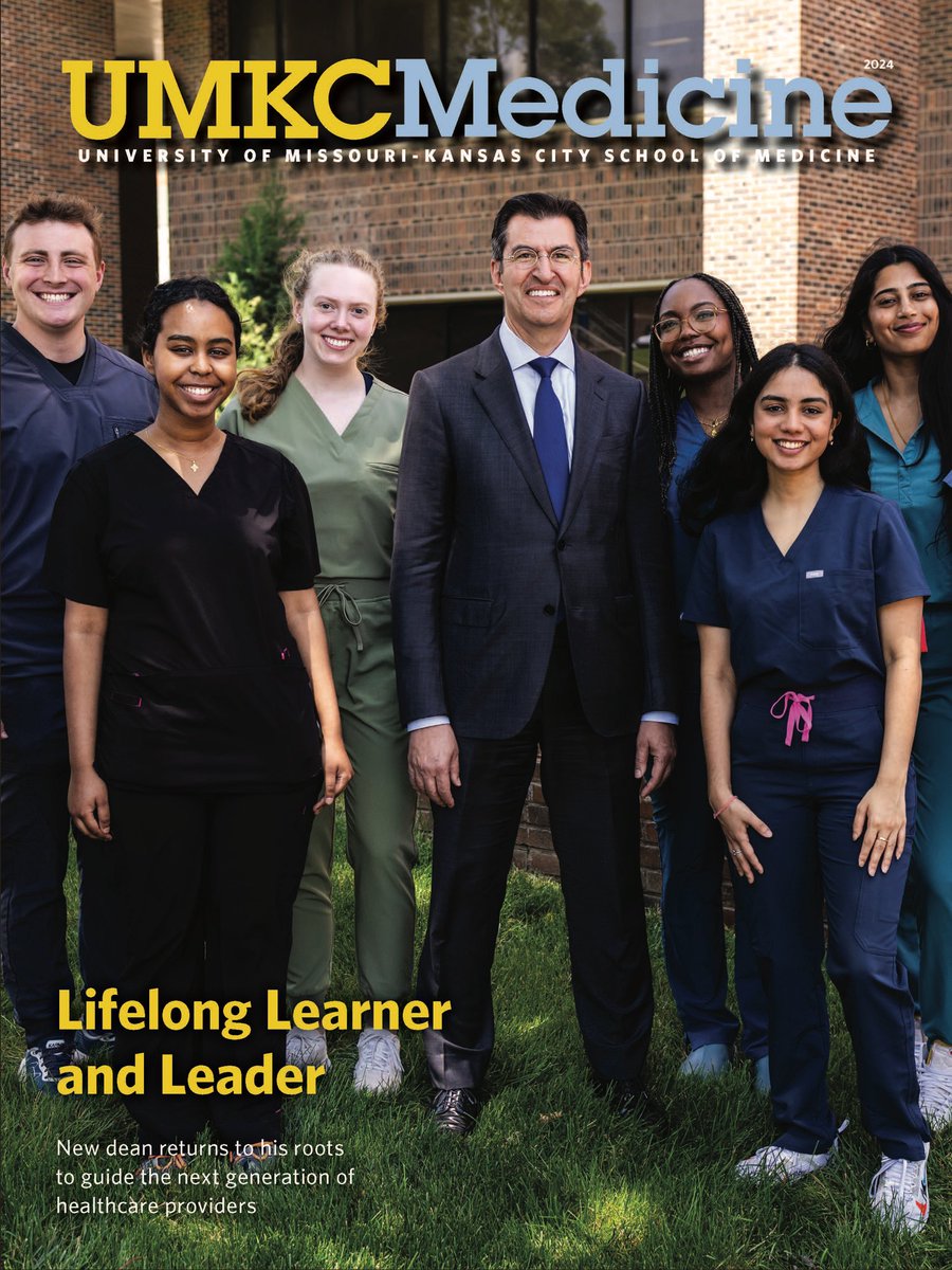 Our annual alumni and friends magazine, UMKC Medicine, is now available online for you to enjoy! Make sure to check out the feature on Dean Alexander Norbash, along with articles and photos of the exciting things our students and alumni have been up to recently.