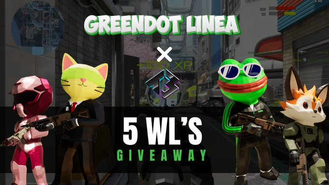 GreenDotLinea's tweet photo. 5 White List spots available for #T3play.
The minting is in 3days. the contest end when I feel like it. Good luck.
rules:
- follow @GreenDotLinea & @Tech3Play & @polygunnerz.
-Join their telegram: https://t.co/bhSV70A1AE
-Post your wallet in the comments.
Bonus:
Add Gameplay content related to @Tech3Play
$Linea #LineaNFTs