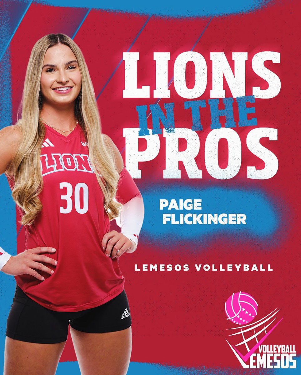 LMU Volleyball (@lmulionswvb) on Twitter photo LIONS IN THE PROS 🦁
congratulations to our very own <a href="/paigeflick_/">Paige Flickinger</a> for signing with Lemesos Volleyball in Cyprus ‼️ LIONS IN THE PROS 🦁
congratulations to our very own <a href="/paigeflick_/">Paige Flickinger</a> for signing with Lemesos Volleyball in Cyprus ‼️