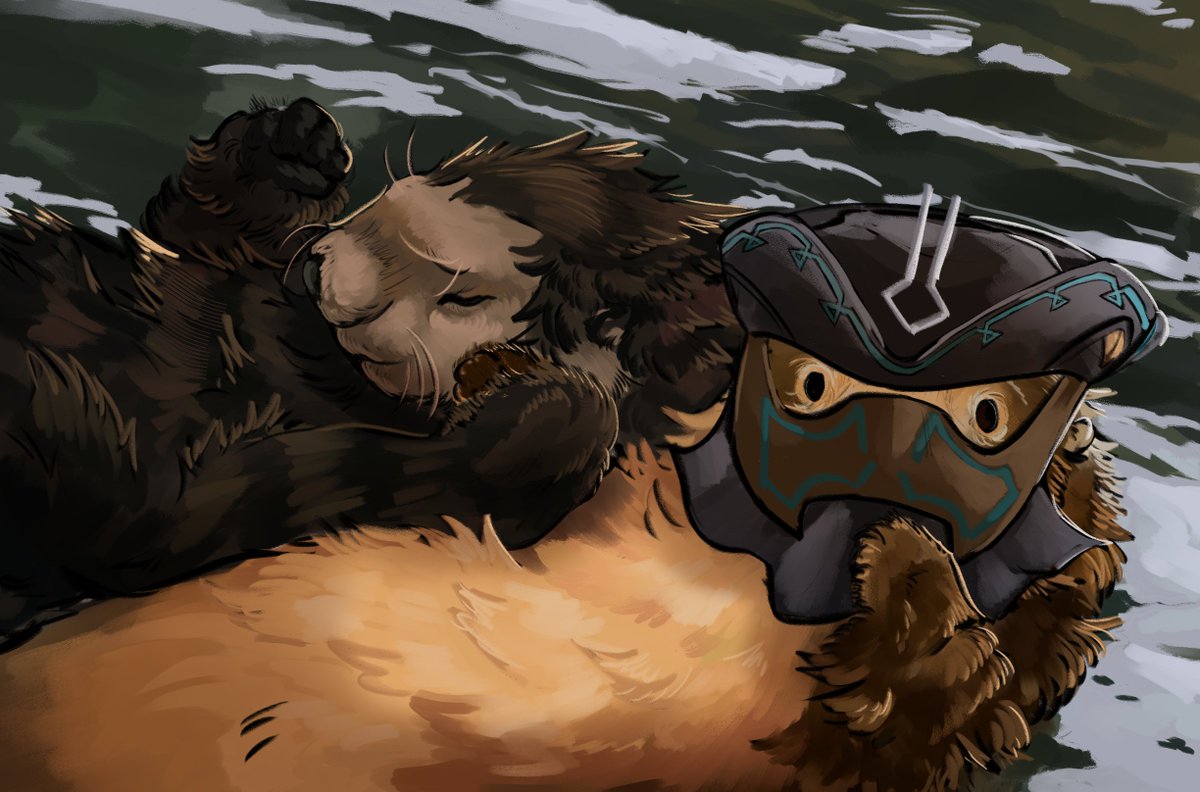 deep sigh. viperquin server joke post: mr and mx otter