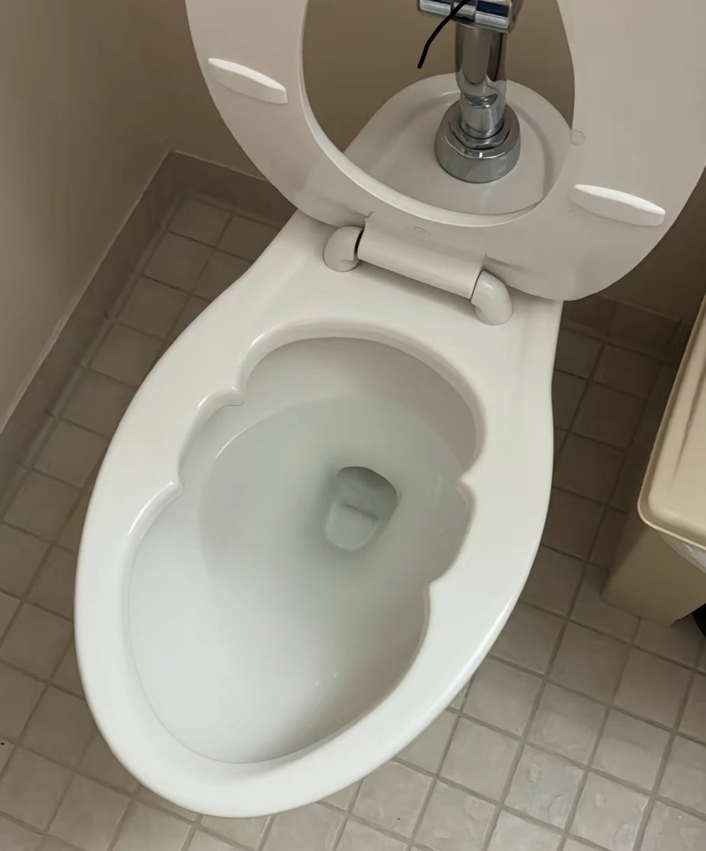 ayeejuju's tweet photo. why this toilet look like LeBron James https://t.co/hZVCkpNONf