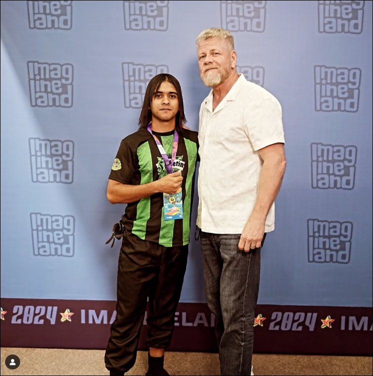 CoolmenRbornN64's tweet photo. A great photo of @Cudlitz with #alcelliosilvafilho attending #Imagineland 2024 He said Michael was one of the most amazing actors in @WalkingDead_AMC series, Which I agree 👊👊❤️📽️🍿📣🎬 https://t.co/AwDnZs1hW3