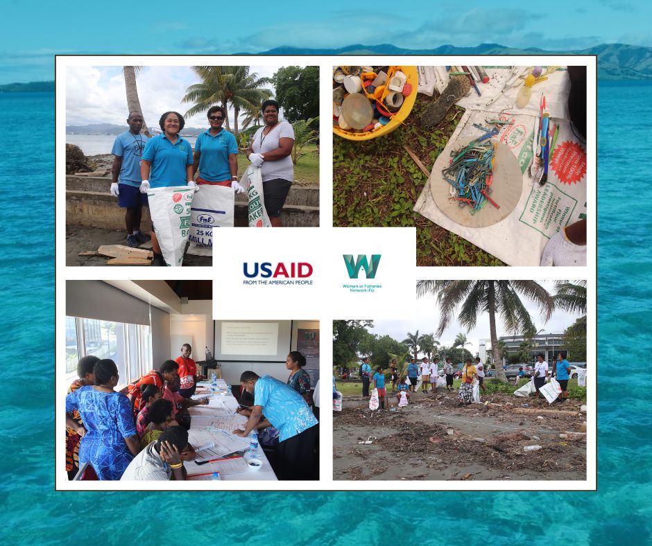 Mismanaged waste in Ra Province in Fiji threatens marine ecosystems. With <a href="/USAID/">USAID</a> support via the #PacificAmericanFund  <a href="/WiFN_Fiji/">Women in Fisheries Network- Fiji</a> trained 26 village reps in waste auditing, empowering communities to reduce waste &amp; protect their environment. #DevJourney <a href="/usaidpacificisl/">USAID Pacific Islands</a>