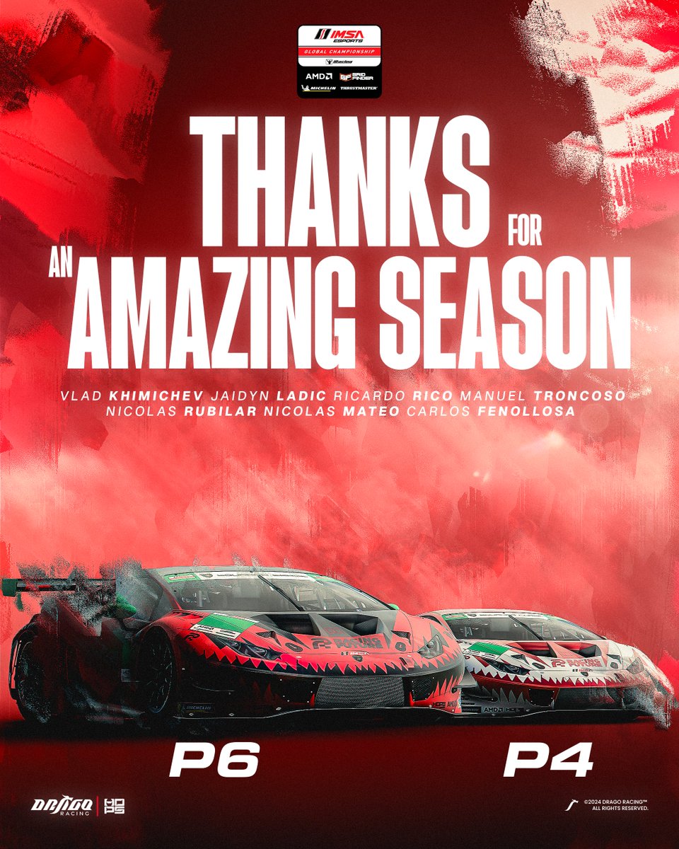 A Season to Remember! 🏁💪

This season has been very good for us! After facing challenges last season, we worked hard to fix our issues and came back stronger than ever for this year’s competition.

A huge thank you to <a href="/IMSA/">IMSA</a>  &amp; <a href="/vcoesports/">VCO 🕹🏎</a>  crew for organizing such an amazing
