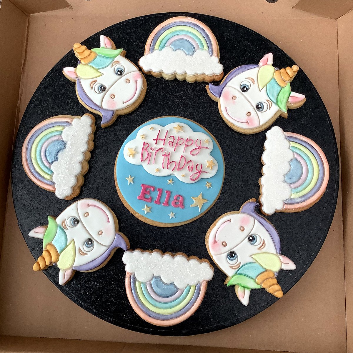 New Cutters!
Here is a fantastic party cookie board made using our new Rainbow and Unicorn cutters. Now available in our online shops:

Etsy: t.ly/6kDO-
eBay: t.ly/zGjRN

#cookies #cookiedecorating #partycookies #unicorn #unicorncookies #rainbowcookies