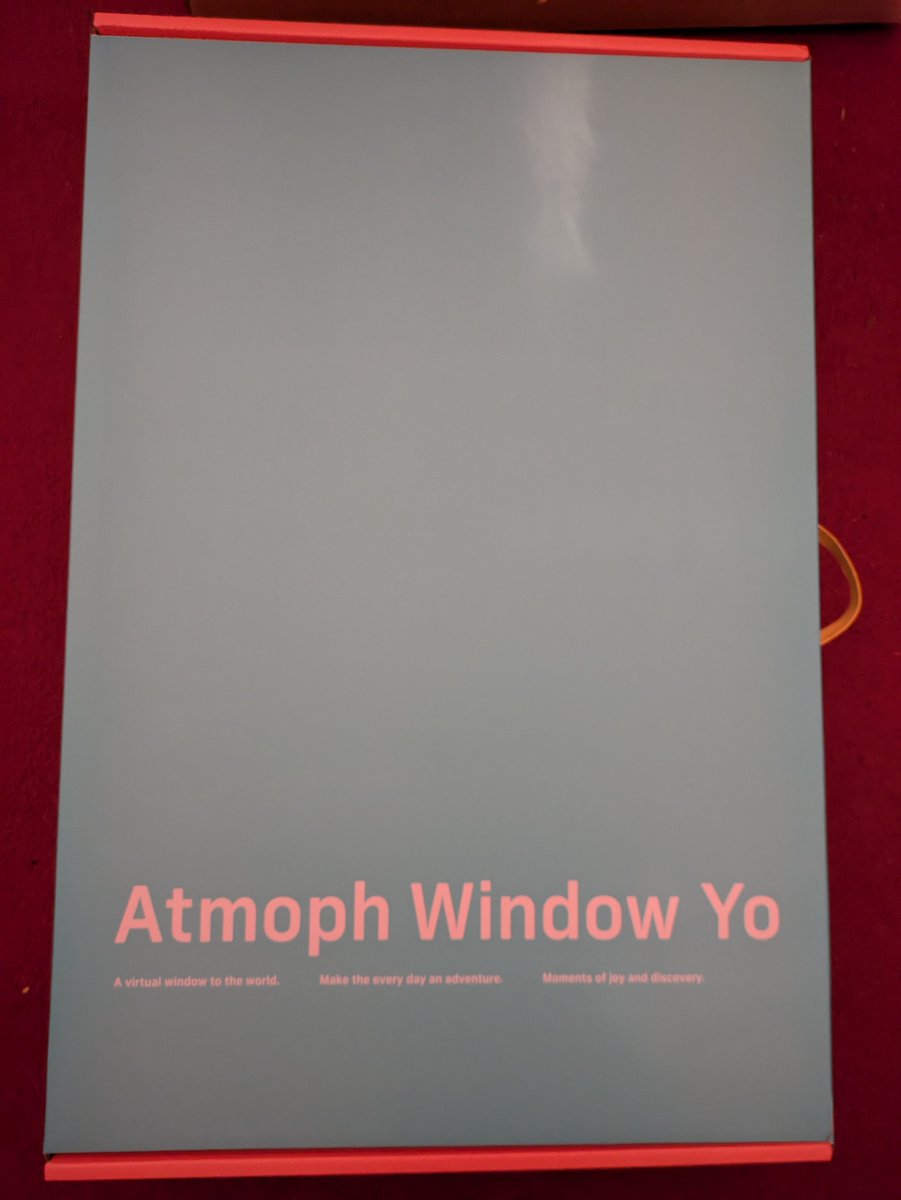 streethawkfan's tweet photo. My Atmoph Window Yo arrived with the Death Stranding Image set. Got everything set up and loaded. Now to just hang it up then watch and listen. #DeathStranding #AtmophYo https://t.co/jBZ3PGaaRr