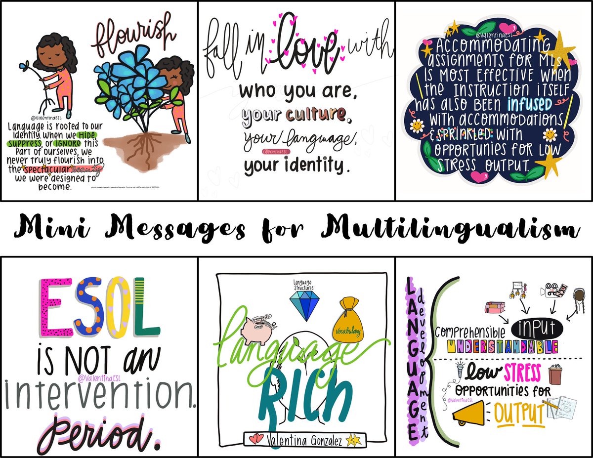 🌍 ναℓєηтιηα gσηzαℓєz (@valentinaesl) on Twitter photo You can print these "Mini Messages for #Multilingualism" on my website and share them during staff meetings and professional learning. They are FREE to download. Share, share, share!! 🙌🏽🌏❤️
- Rooted Linguistics: Serving #Teachers of #Multilingual Learners You can print these "Mini Messages for #Multilingualism" on my website and share them during staff meetings and professional learning. They are FREE to download. Share, share, share!! 🙌🏽🌏❤️
- Rooted Linguistics: Serving #Teachers of #Multilingual Learners